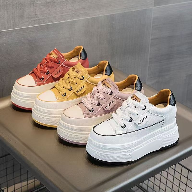 Wedge Heeled Sneaker - 9 Cm High Top Women Wedge