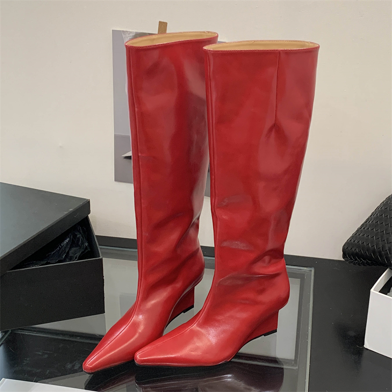 Wedge Heeled Sneaker - Aneikeh New Design Wedges Heels Women