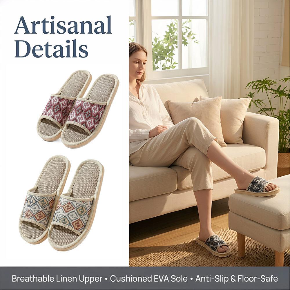 Four Seasons Linen Slippers Co - Jelly Sandal Women 评论和价格