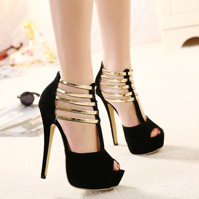 High heels 2026 summer hollow  - Women Shoes Waterproof 评论和价格