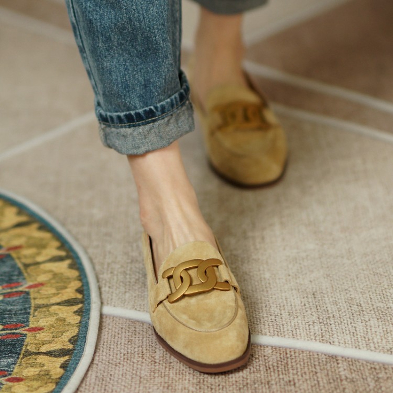 Suede Leather Women Loafers Sp - Women'S Shoes Popular 评论和价格