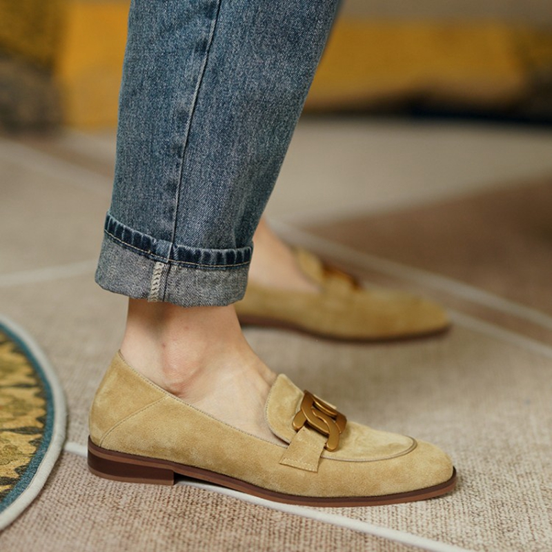 Suede Leather Women Loafers Sp - Women'S Shoes Popular 评论和价格