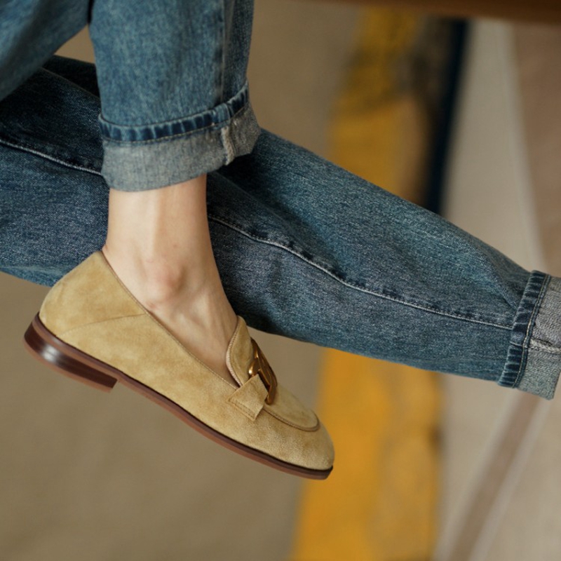 Suede Leather Women Loafers Sp - Women'S Shoes Popular 评论和价格