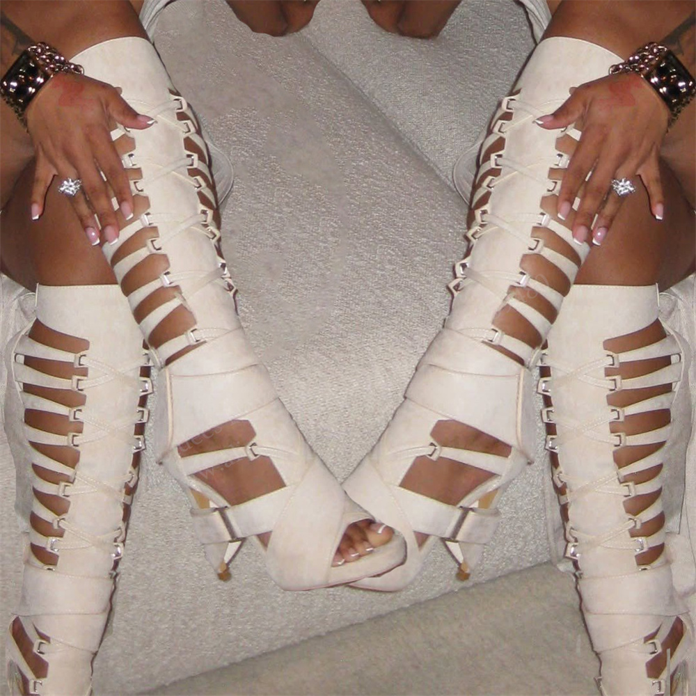 Gladiator Hollow Belt Buckle K - Gladiator Sandal Women 评论和价格