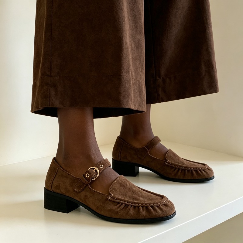 Retro Pleated Flat Women Loafe - Women Shoes Brands 评论和价格