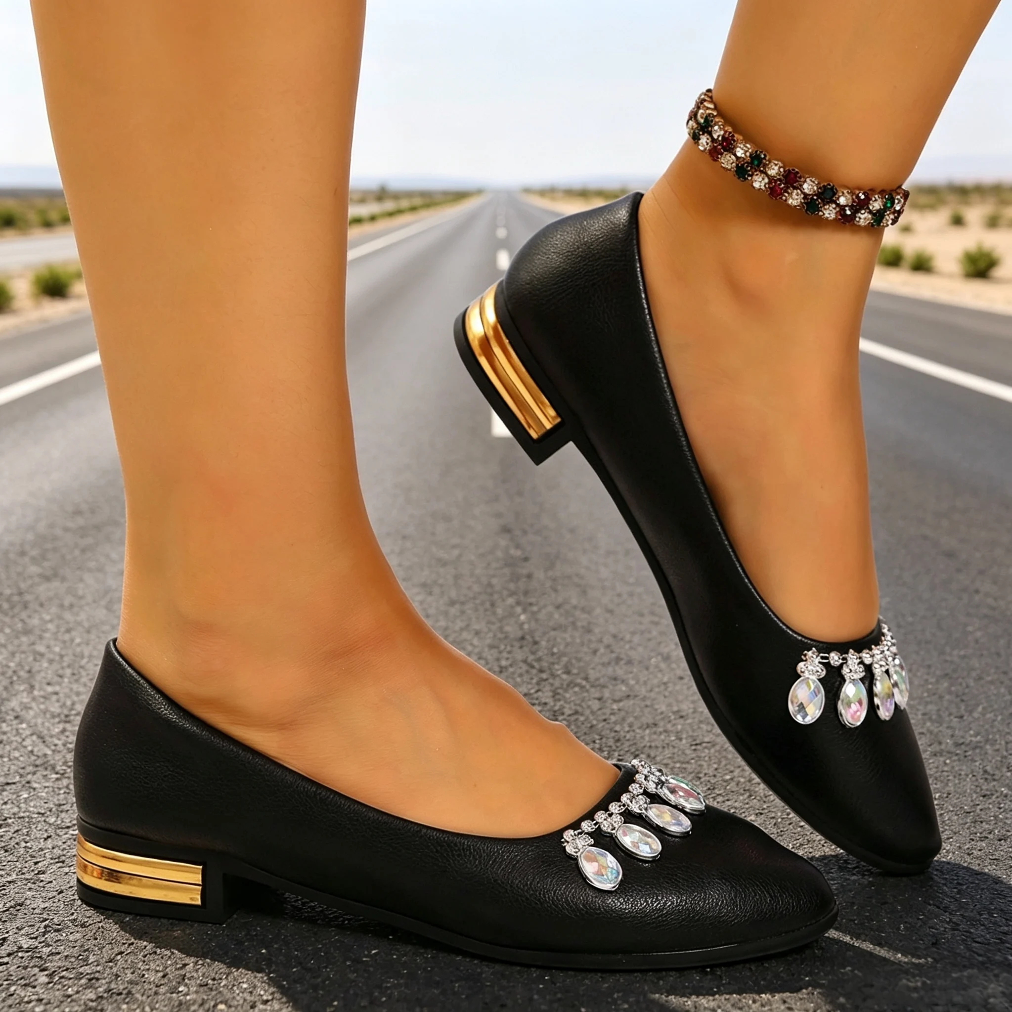 Women Flats Pointed Toe Ballet - Women'S Shoes Popular 评论和价格