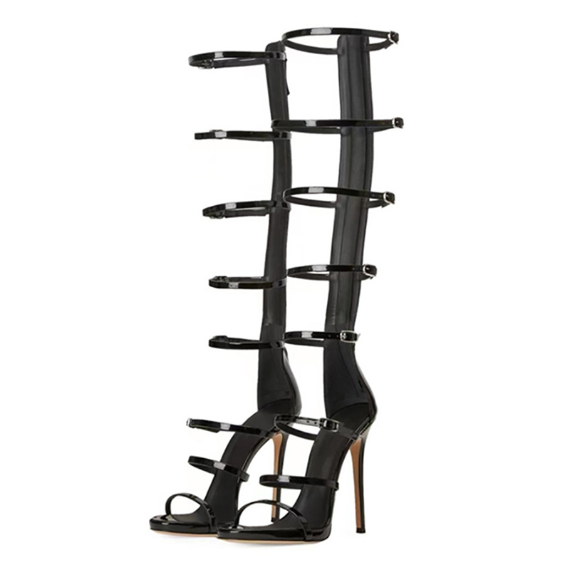 Summer Women's Cool Boots New  - High Knee Heel Boots 评论和价格