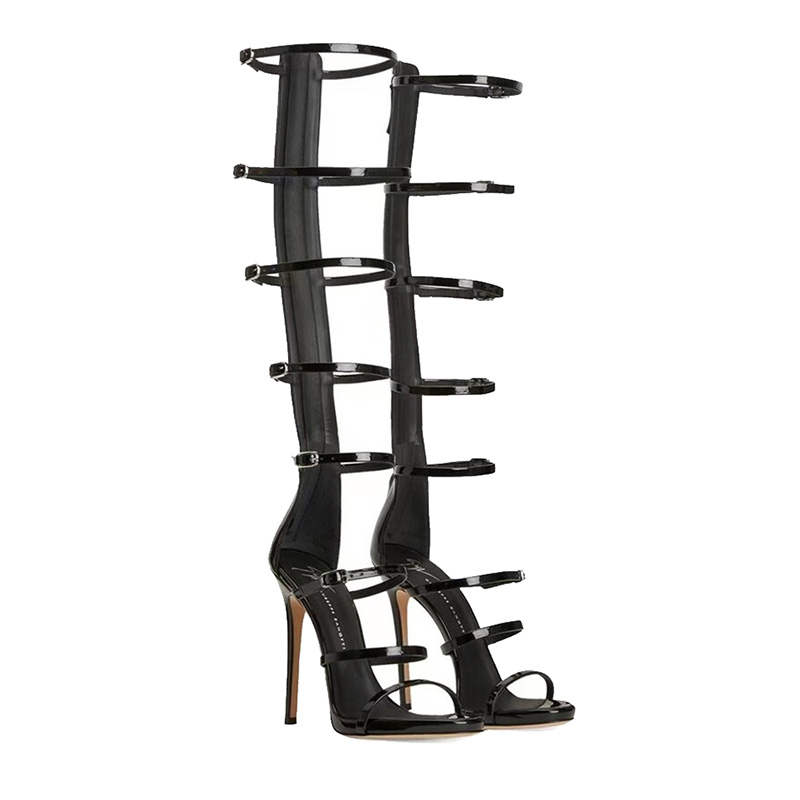 Summer Women's Cool Boots New  - High Knee Heel Boots 评论和价格