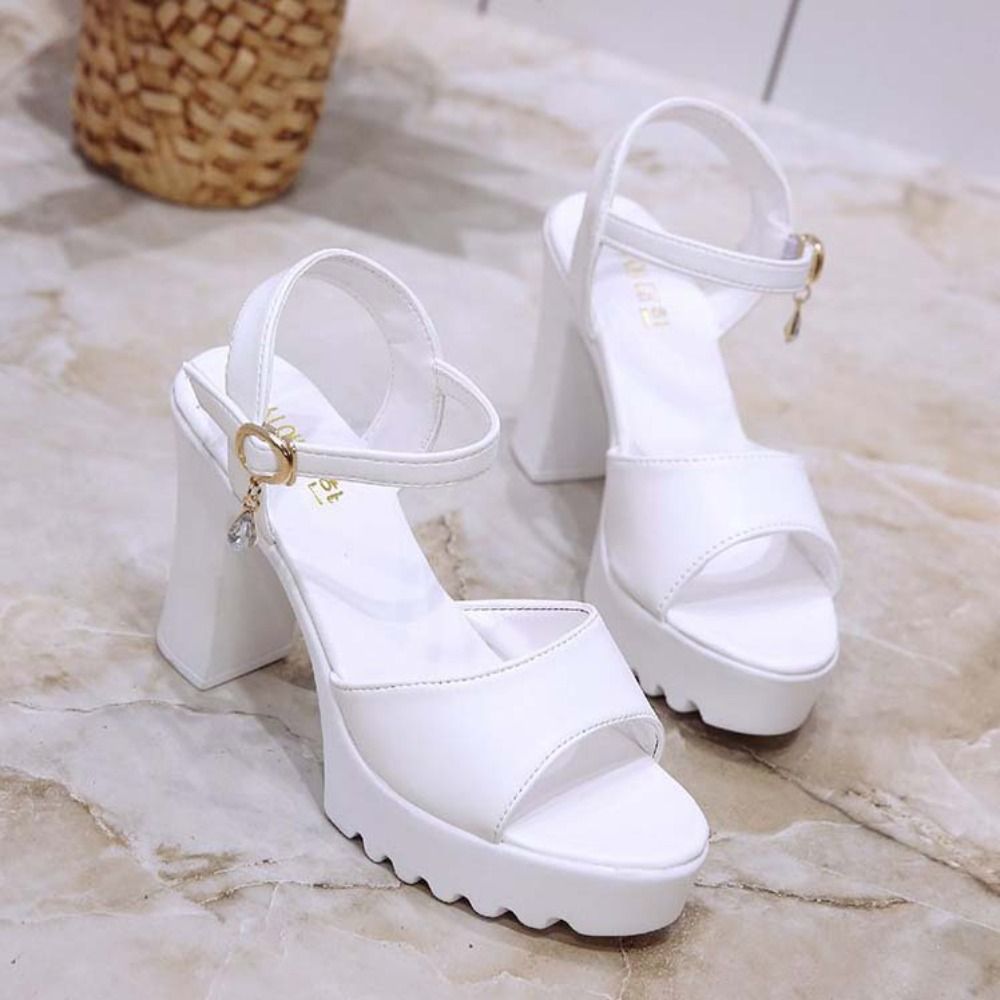 Fashion Fish Mouth High Heel S - Jelly Sandal Women 评论和价格