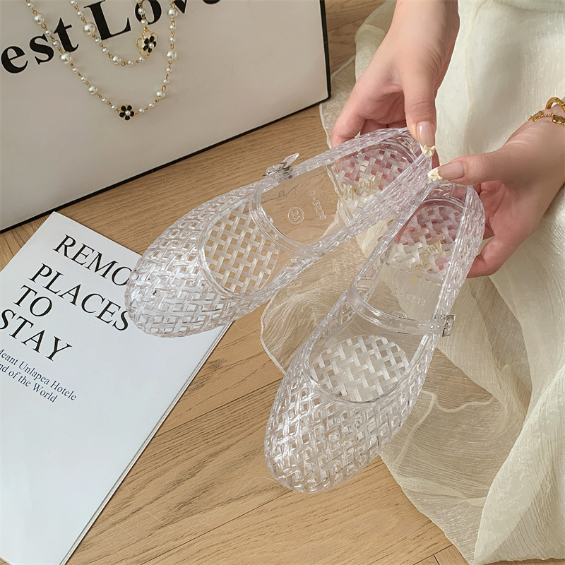 Transparent crystal women's sh - Jelly Sandal Women 评论和价格