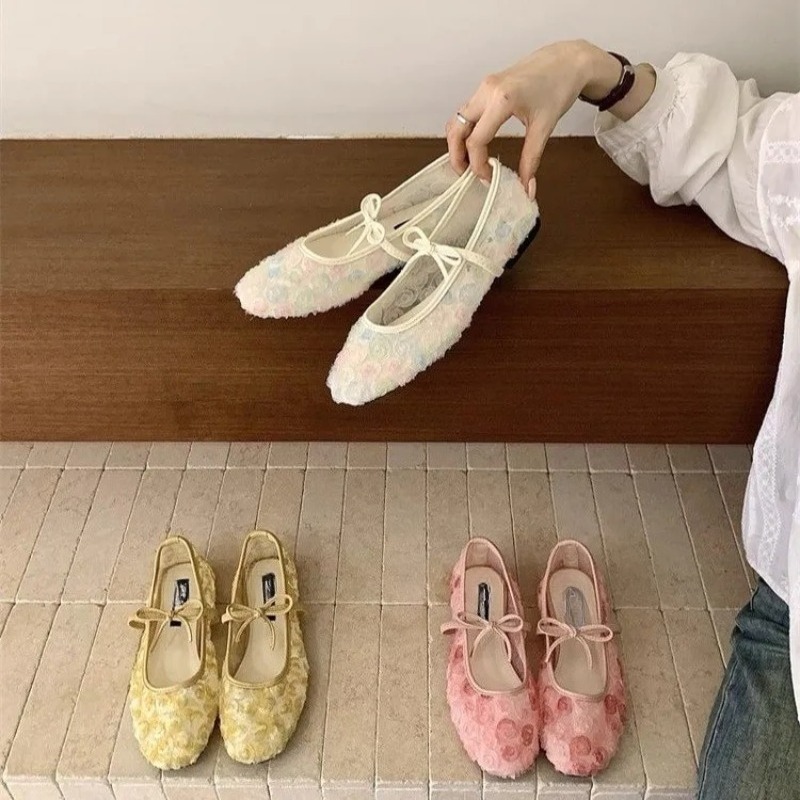 Gentle New Chinese Rose Mesh M - Women'S Shoes Popular 评论和价格
