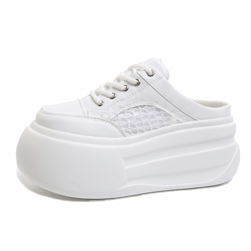 Women 7CM High Heels Chunky Sl - Wedge Heeled Sneaker 评论和价格