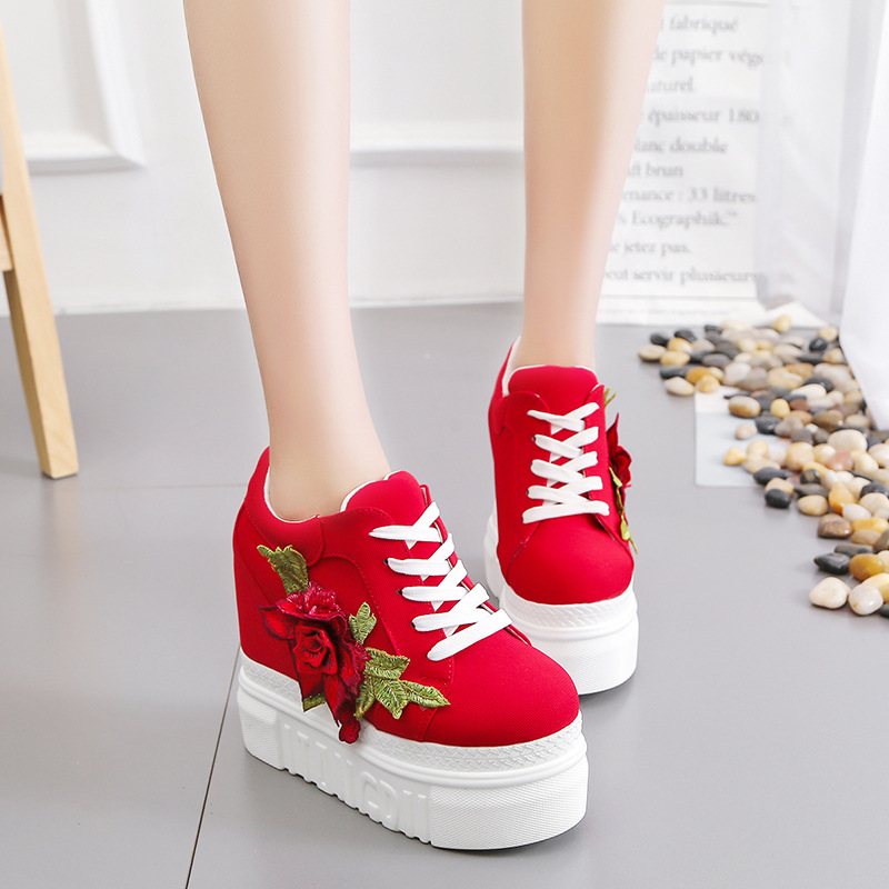 Women's Sports Sneakers, Casua - Wedge Heeled Sneaker 评论和价格
