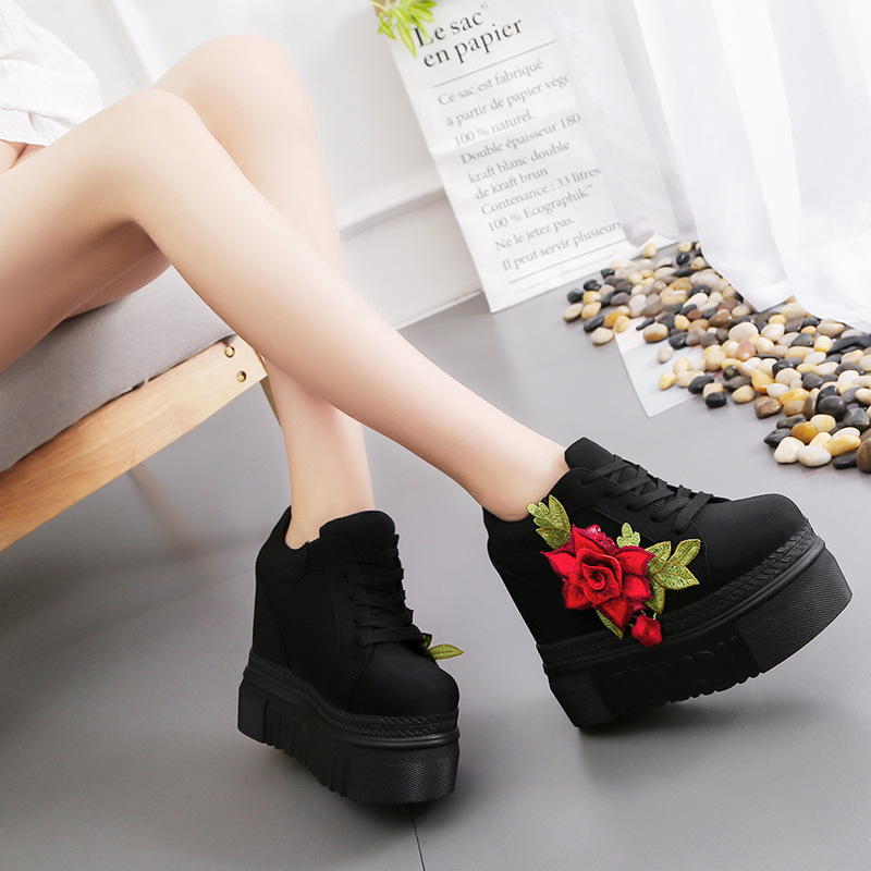 Women's Sports Sneakers, Casua - Wedge Heeled Sneaker 评论和价格