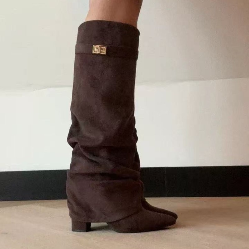 2026 New Women's Knee High Boo - High Knee Heel Boots 评论和价格
