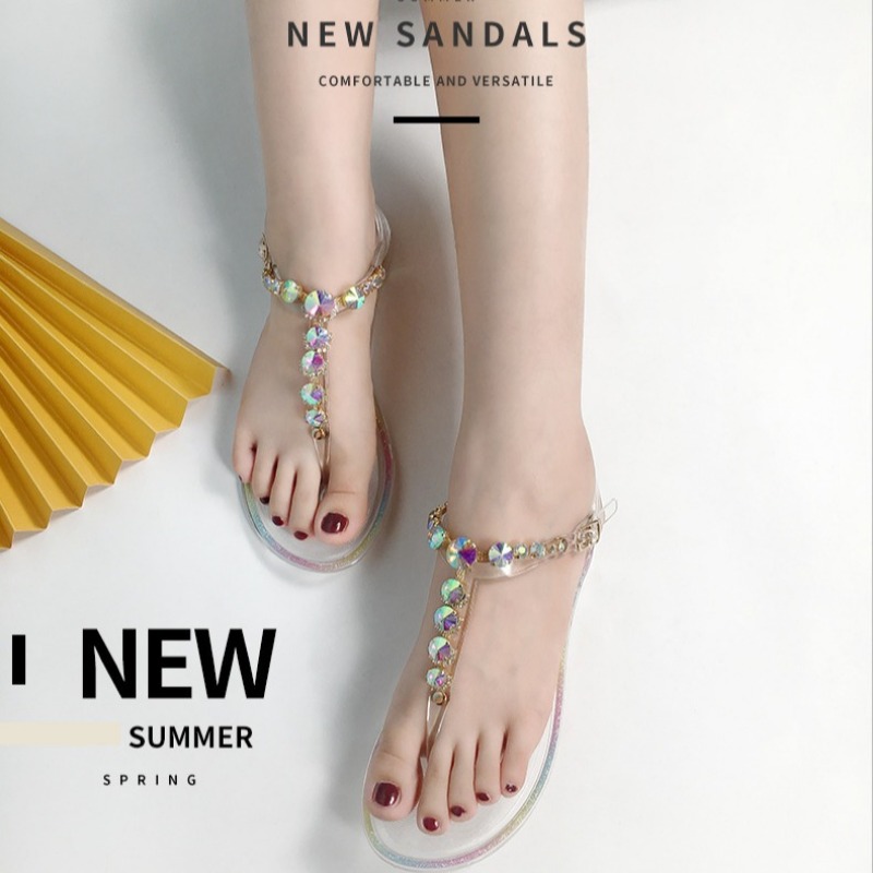 Size 36-42 Women Girls Jelly T - Jelly Sandal Women 评论和价格