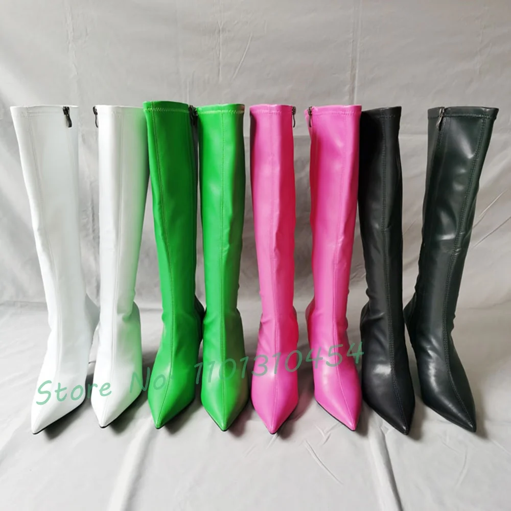 Super Pointy Knee High Boots W - Women Shoes Waterproof 评论和价格