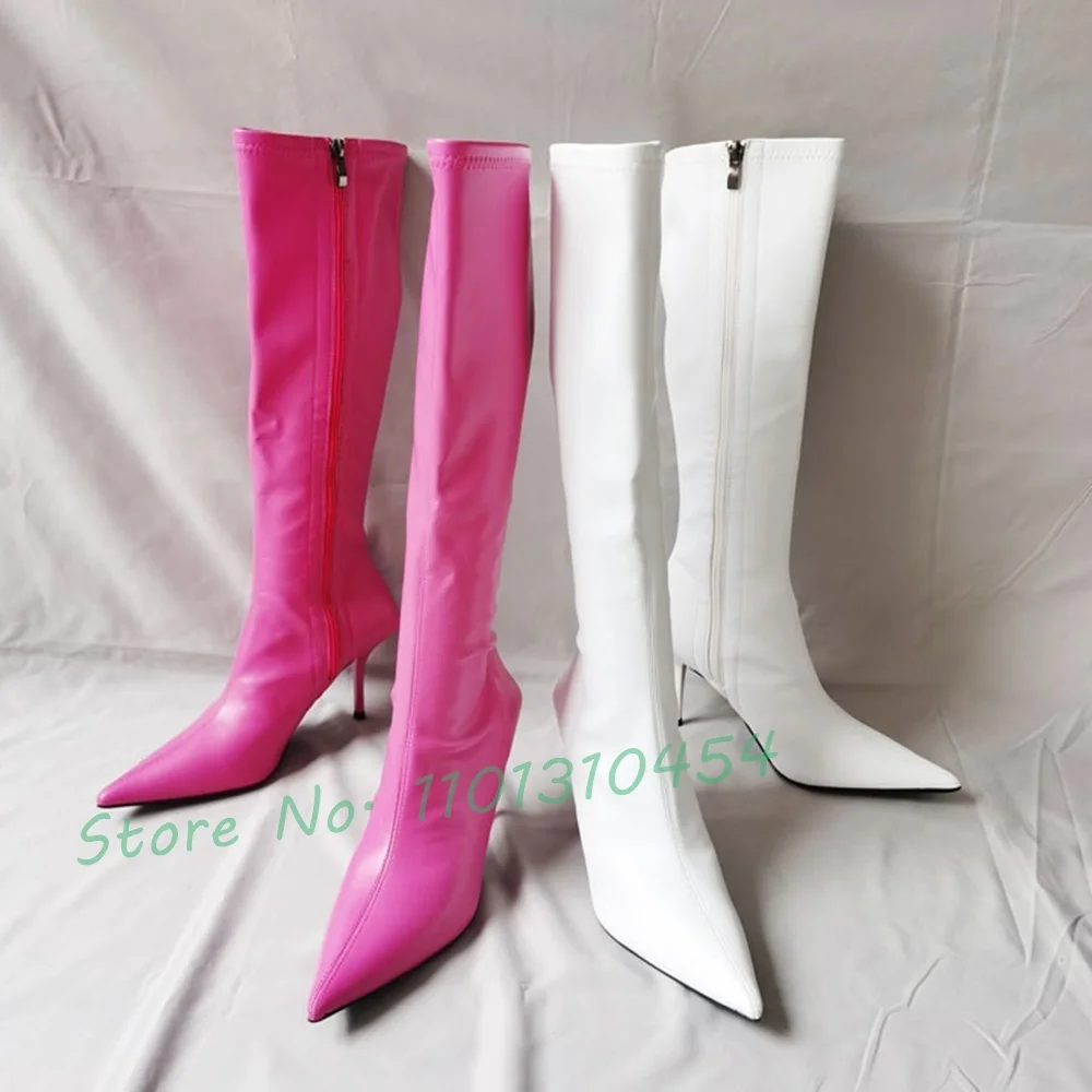 Super Pointy Knee High Boots W - Women Shoes Waterproof 评论和价格