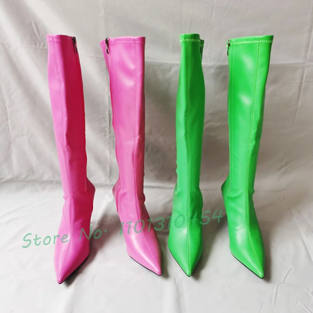 Super Pointy Knee High Boots W - Women Shoes Waterproof 评论和价格