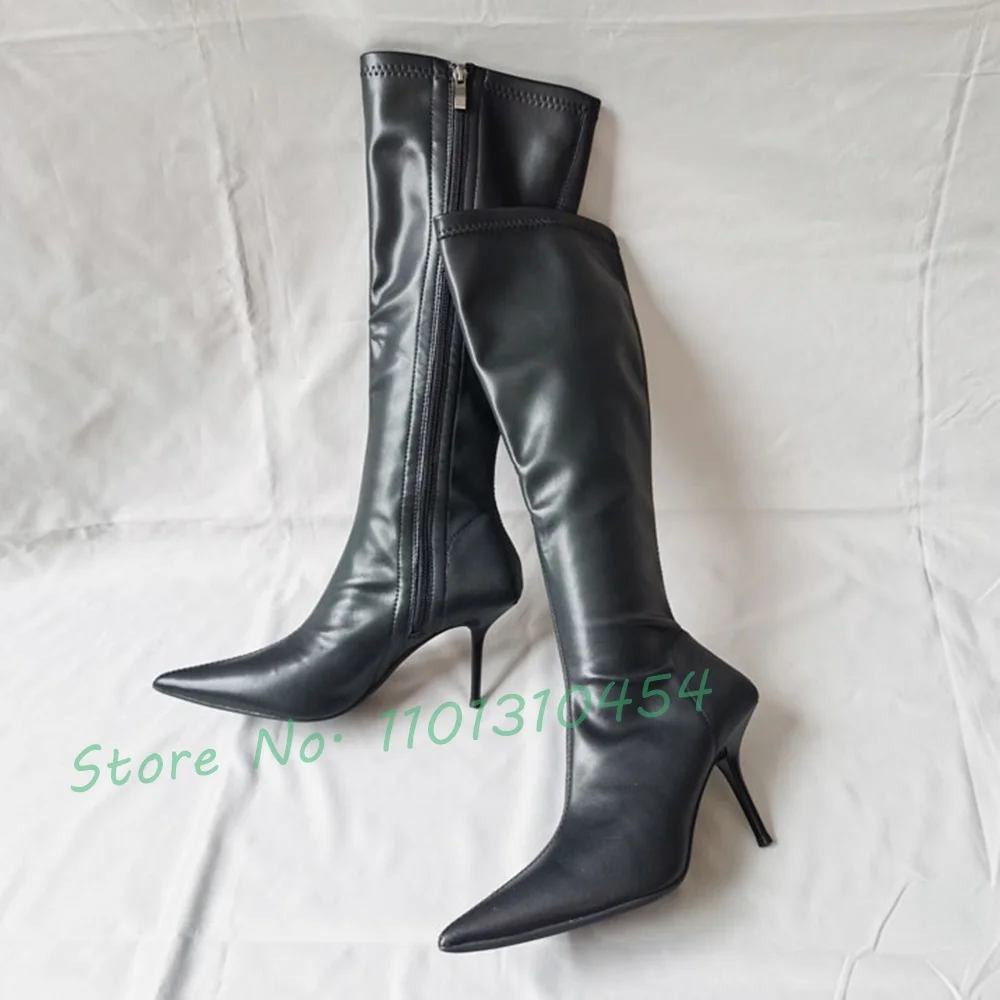Super Pointy Knee High Boots W - Women Shoes Waterproof 评论和价格