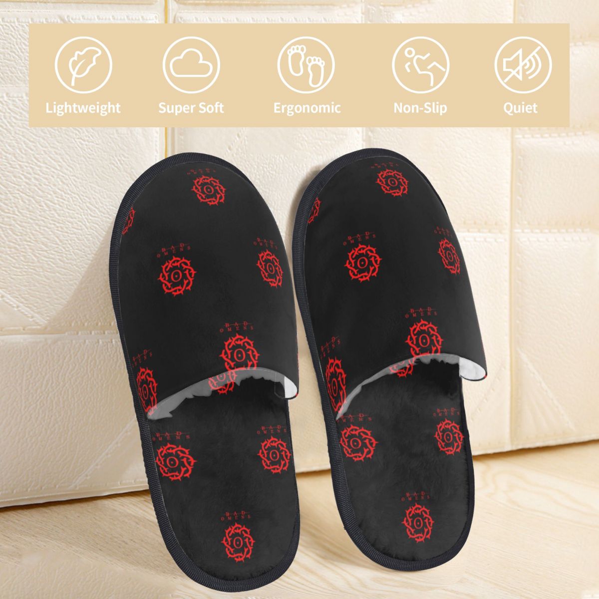 Custom Bad Omens Band Logo Sli - Women Shoes Logo 评论和价格
