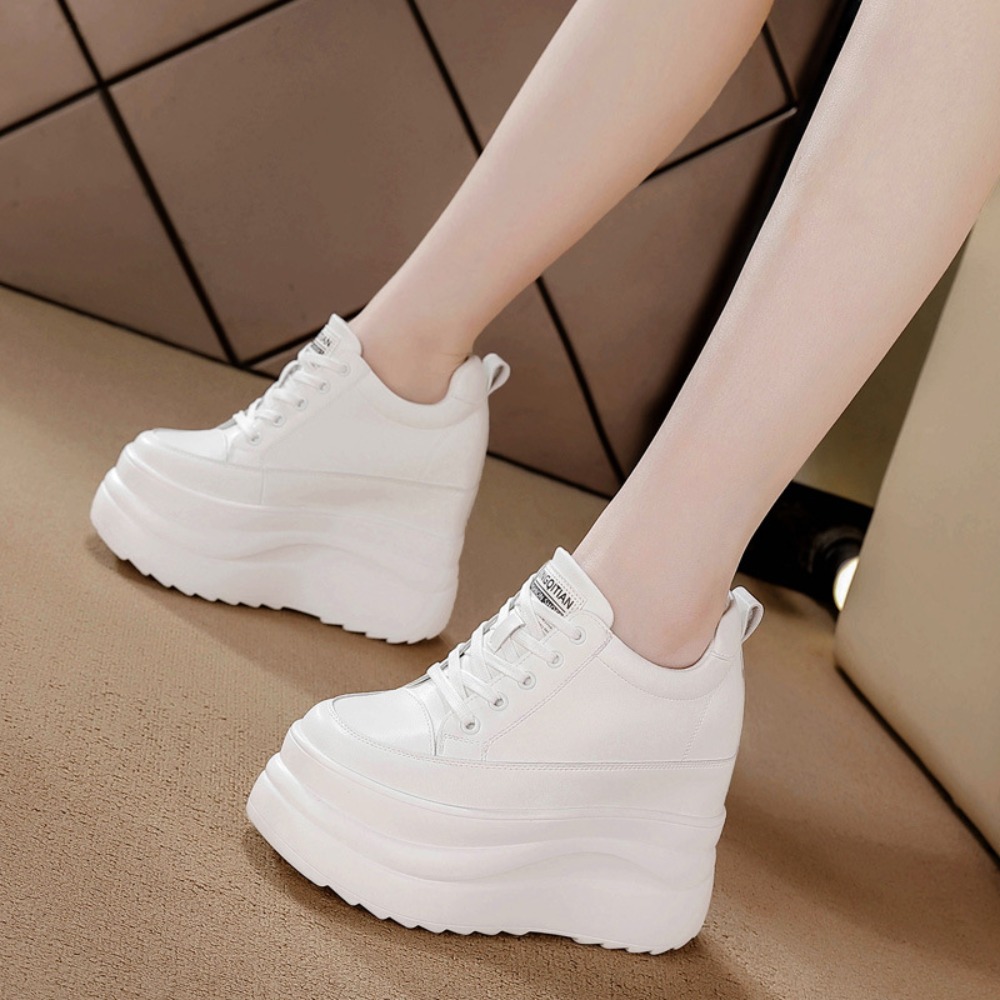 Casual Sneakers Women's Spring - Wedge Heeled Sneaker 评论和价格
